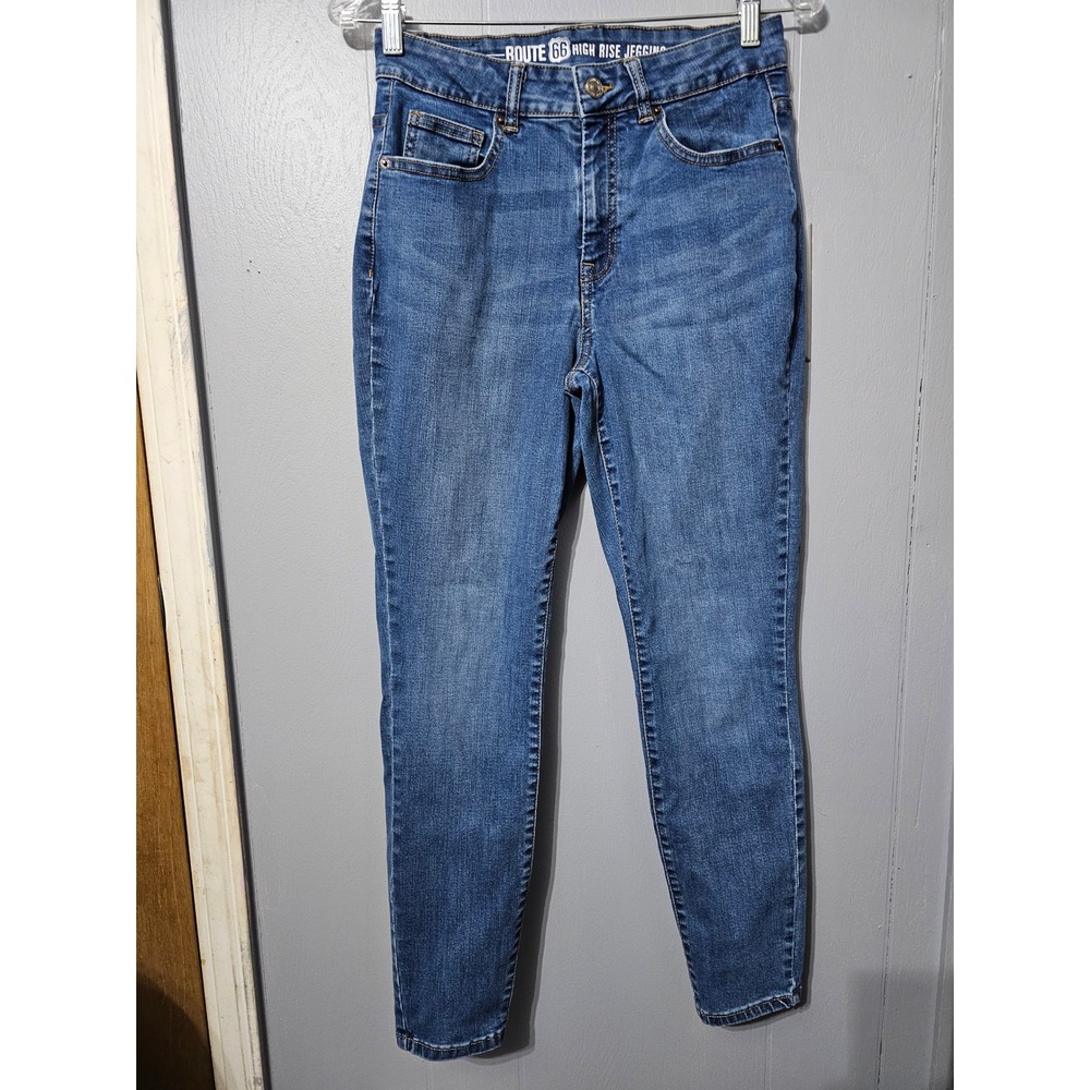 Route 66 High Rise‎ Jegging Womens Size 8 Medium Wash Blue Skinny Denim Jeans